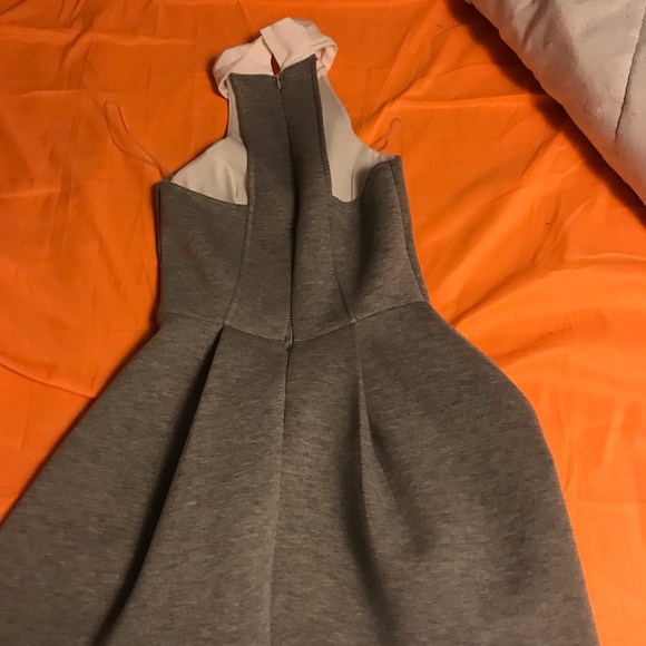 Grey dress! Worn once for graduation! - Picture 2 of 2